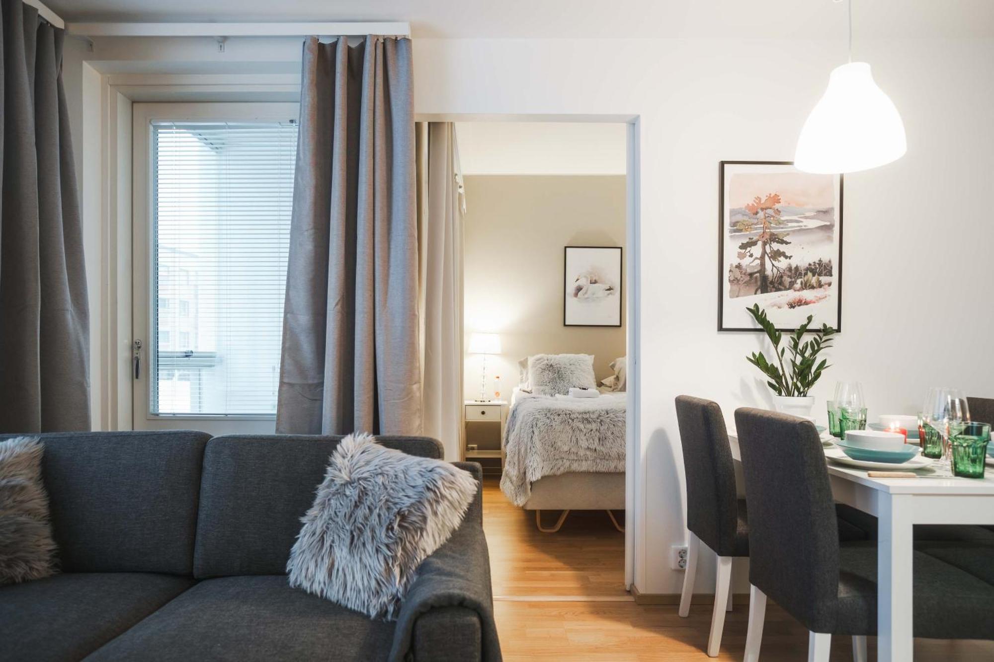 Cozy City Apartment With Sauna Rovaniemi Ngoại thất bức ảnh