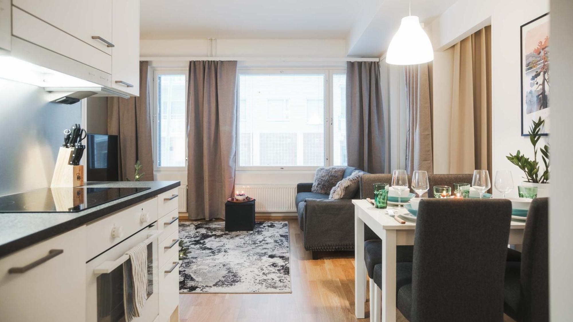 Cozy City Apartment With Sauna Rovaniemi Ngoại thất bức ảnh
